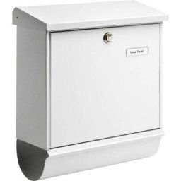 Burg Wachter - Burg Wächter 32670 COMFORT-Set 91300 w Boîte aux lettres Tôle dacier blanc avec