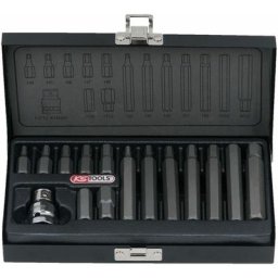 Coffret d'embouts ks, 6pans male 15 pcs - 4-5-6-7-8-10-12 mm - 911.5040 - Kstools