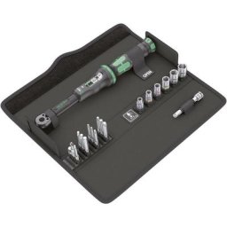 Wera Jeu de clés dynamométriques Click-Torque A 6 Set 1 20 pièces 2,5 - 25 Nm 1/4 po.