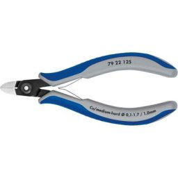 Knipex 79 22 125 pour l'électronique et la mécanique de précision Pince coupante diagonale sans