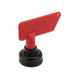 Cyclingcolors - Clé pour coupe batterie circuit cobo avec capuchon caoutchouc voiture moto bateau