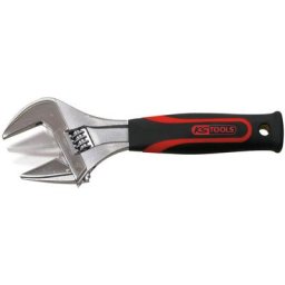 Kstools - Clés à molette 8'' - L.36 mm à ouverture large manche bi-matière