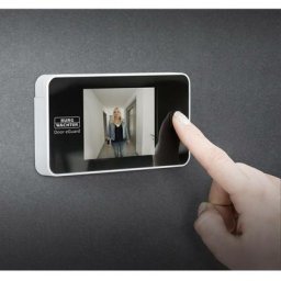 Burg-Wächter Judas numérique pour porte, Angle de vision 150°, Alimentation à piles, Door eGuard dg