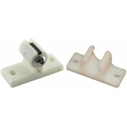 Bloc porte mâle + femelle grand modèle 63mm nylon support connecteur fixation cabine portail