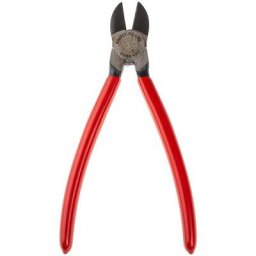 Pince coupante de côté Knipex 180mm - Tête étroite - Gainage pvc - Finition polie - ( Prix pour 1 )