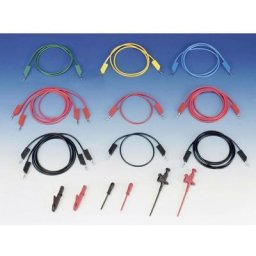 Set de cordons de mesure Sks Hirschmann 935980410 [Banane mâle 4 mm - Banane mâle 4 mm] 1.00 m