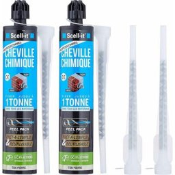 Lot 2 cartouches 300ML CHIMIQUES+4 buses