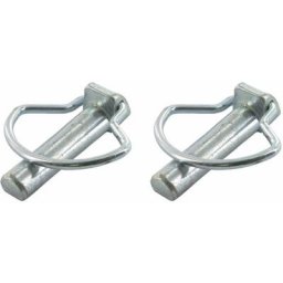 Cyclingcolors - 2x goupille acier en forme de d 11x45mm sécurité remorque tracteur motoculteur
