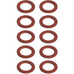 10x joint en fibre rouge din 7603 bague d'étanchéité plomberie eau froide chaude sanitaire,