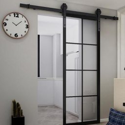 Kit de porte coulissante système galandage pour porte d'une épaisseur de 35-45 mm et largeur max.