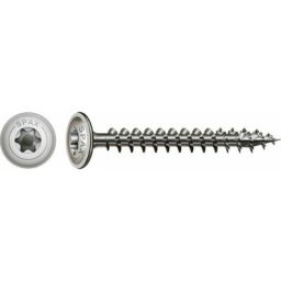Spax HI.FORCE, 6 x 60 mm, 100 unités, Filetage total, Tête disque, T-STAR plus T30, 4CUT, Acier
