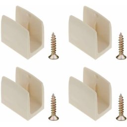 4x Clip bloqueur de manivelle volet Roulant beige Support Guide Manette Plastique 15mm - 18mm
