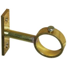 Duval - Support pour tube de penderie rond laitonné Ø20mm 52-0933-1206