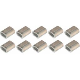 Cyclingcolors - 10x manchon à sertir 3mm aluminium pour câble acier armature raccord connecteur