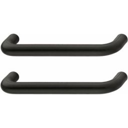 Cyclingcolors - 2x poignée de meuble delrin 10mm entraxe 96mm porte cuisine salle de bain, noir