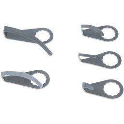Kstools - Lame de grattoir pour couteau à pare-brise, courbée droite, l. 24 mm courbée, l. 63 mm