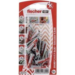 Fischer - Set de chevilles 30 mm duopower 535214 1 set