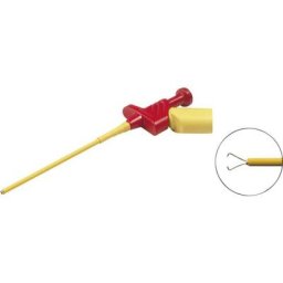 Kleps 250 Pince crocodile de sécurité enfichable 4 mm cat ii 300 v rouge - Sks Hirschmann