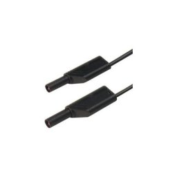 Cordon de mesure de sécurité Sks Hirschmann mls ws 100/1 sw [Banane mâle 4 mm - Banane mâle 4 mm]