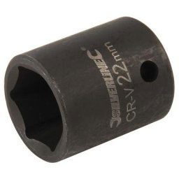 Douille Impact Métrique 1/2 Avec Entraînement À 6 Pointes 22 Mm Silverline 895642