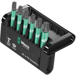 Wera - Mini-Check Impaktor 2 05057693001 Jeu dembouts 6 pièces torx® intérieur technologie Impactor