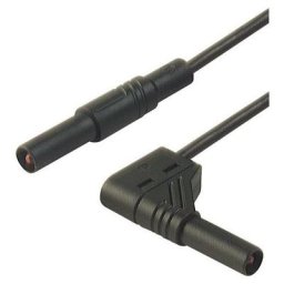 Sks Hirschmann - Cordon de mesure de sécurité mls wg 100/2,5 sw [Banane mâle 4 mm - Banane mâle 4