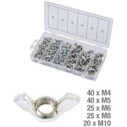 Assortiment d'écrous papillon, 150 pcs - 970.0470 - Kstools