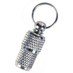 Trixie - 1 Tube adresse pour collier animaux chats chiens Gris