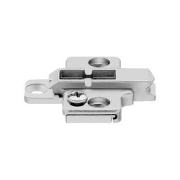 Embase clip top en zamack à visser pour cadre Blum EMB175710