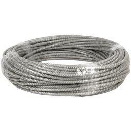 Cable acero (6mm) 4X6MM 6X7+1 plast. (100 m) - Unid: 1