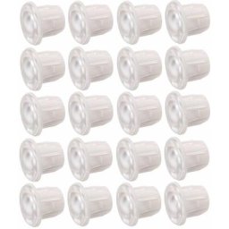 20x Amortisseur de butée universel à enfoncer dans trou 10mm bi matière plastique avec insert
