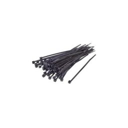 Tru Components - serre-câbles 200 mm x 2.5 mm noir TC-CVR200MBK203 1592801 crantage intérieur 100