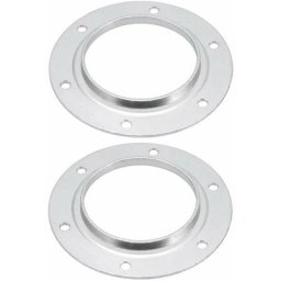 Cyclingcolors - 2x Plaque de fixation ronde pour pied de table ø int. 64mm ø ext. 105mm en acier à