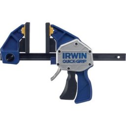 Serre-joints « une main » Quick Grip xp ouv. de clé 1250 mm col de cygne 92 mm écartement 235-1496