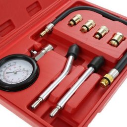 Bathrins - Testeur compression Compressiometre Essence auto moto bateau 9 pcs avec une mallette