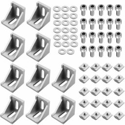 Kit de fixation en acier inoxydable pour profilé aluminium 4040 Matériel de fixation angle étanche
