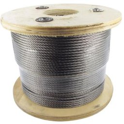 Bobine Câble inox 4 mm, Longueur 100m