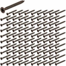 Cyclingcolors - 100x vis cruciforme pz à tête fraisée M3x25mm filetage complet brunie bronze