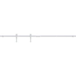 Vidaxl - Kit mini de porte d'armoire coulissante Acier au carbone 152 cm Blanc