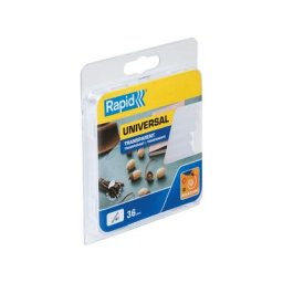 Colle Transparente - 90mm x 36 sticks (env. 115g) - Blister - Rapid