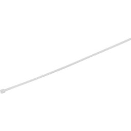 Tru components 1577943 Serre-câble 100 mm 2.50 mm blanc stabilisé à la chaleur 100 pc(s) S440121