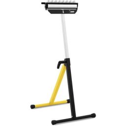 Servante D'Atelier À Rouleau Chevalet Pliable 60 kg Réglable en Hauteur 67-110cm - Bleu