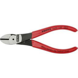 Pince coupante diagonale à forte démultiplication avec facette Knipex 74 01 140 140 mm 1 pc(s)