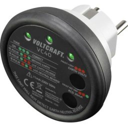 Testeur de prise Voltcraft VC40 cat ii 300 v