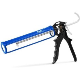 MSW - Pistolet à Cartouche Mécanique Vide Pour Mastics Silicones Ergonomique 229 mm - Noir, Blanc,