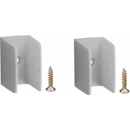 2x Clip bloqueur de manivelle volet Roulant gris Support Guide Manette Plastique 15mm - 18mm