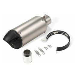 Silencieux d'échappement universel de queue de tuyau d'échappement de moto de 38-51 mm adapté pour