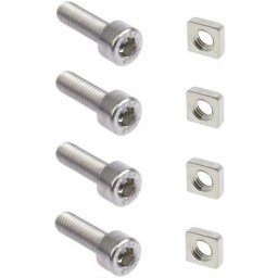 Cyclingcolors - Kit 4 vis M5 x 20mm et 4 écrous M5 x 8mm pour le montage de support de tablette