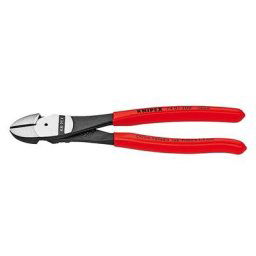 Pince coupante diagonale à forte démultiplication avec facette Knipex 74 01 160 160 mm 1 pc(s)