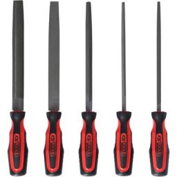 Jeu de limes emmanchées, 5 pcs - 140.3000 - Kstools
